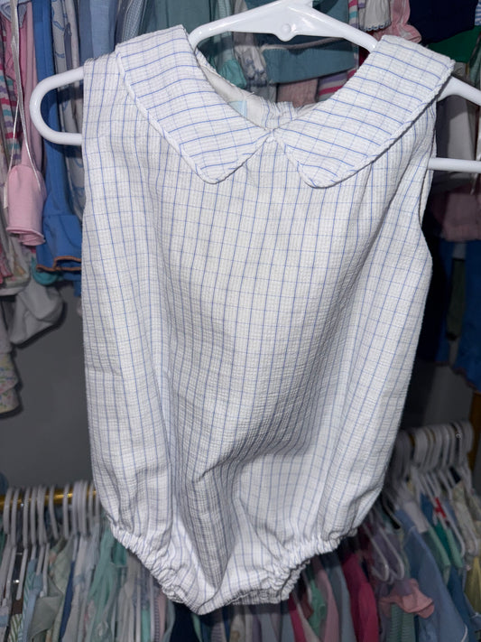 The Oaks Holden Blue/White Windowpane Boys Bubble