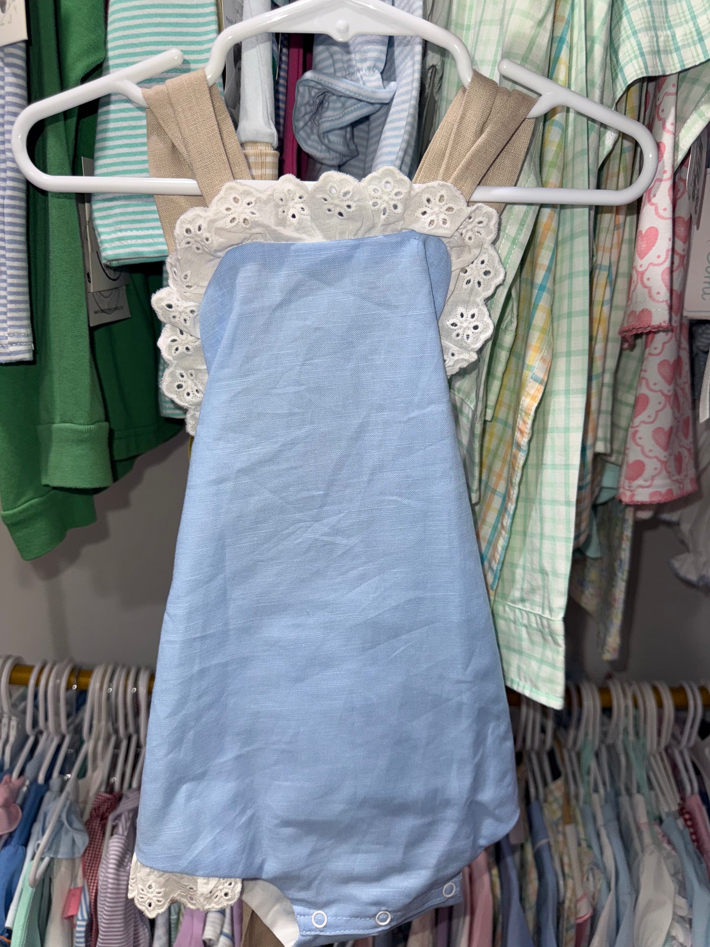 The Oaks Blue & Tan Girls Sun Bubble