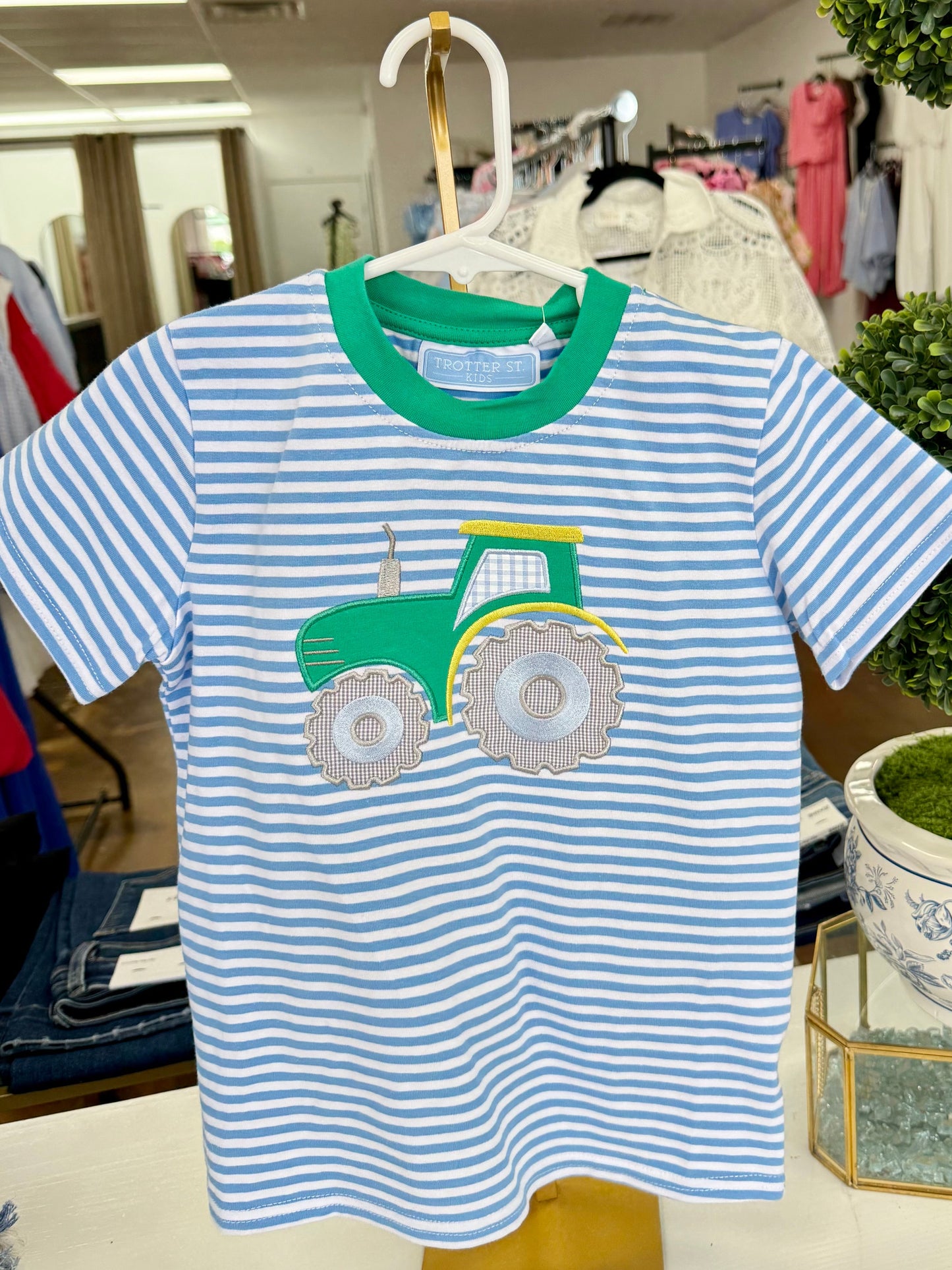 Harvest Time Tractor Boys Short Set