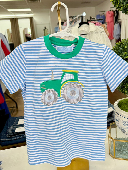 Harvest Time Tractor Boys Short Set