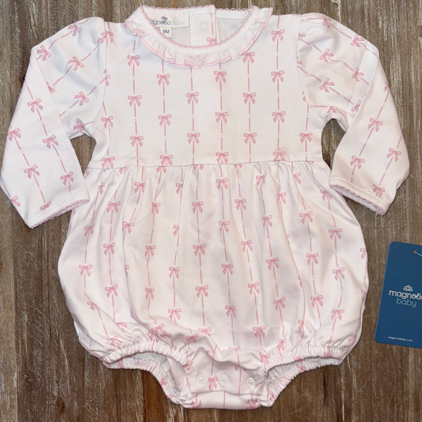 Amelia’s Classics Pink Bow Girls Bubble