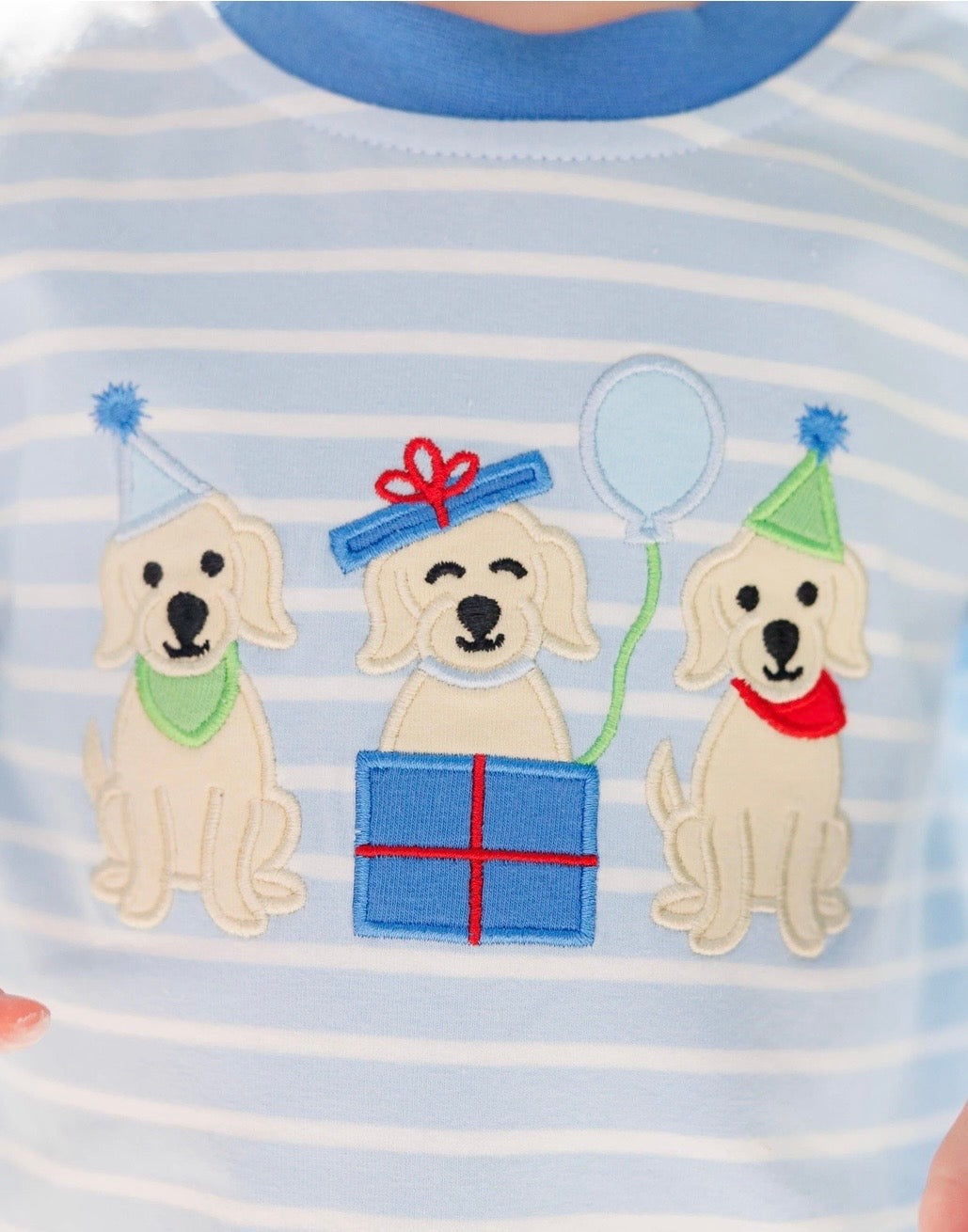 Puppy Party Boys Romper