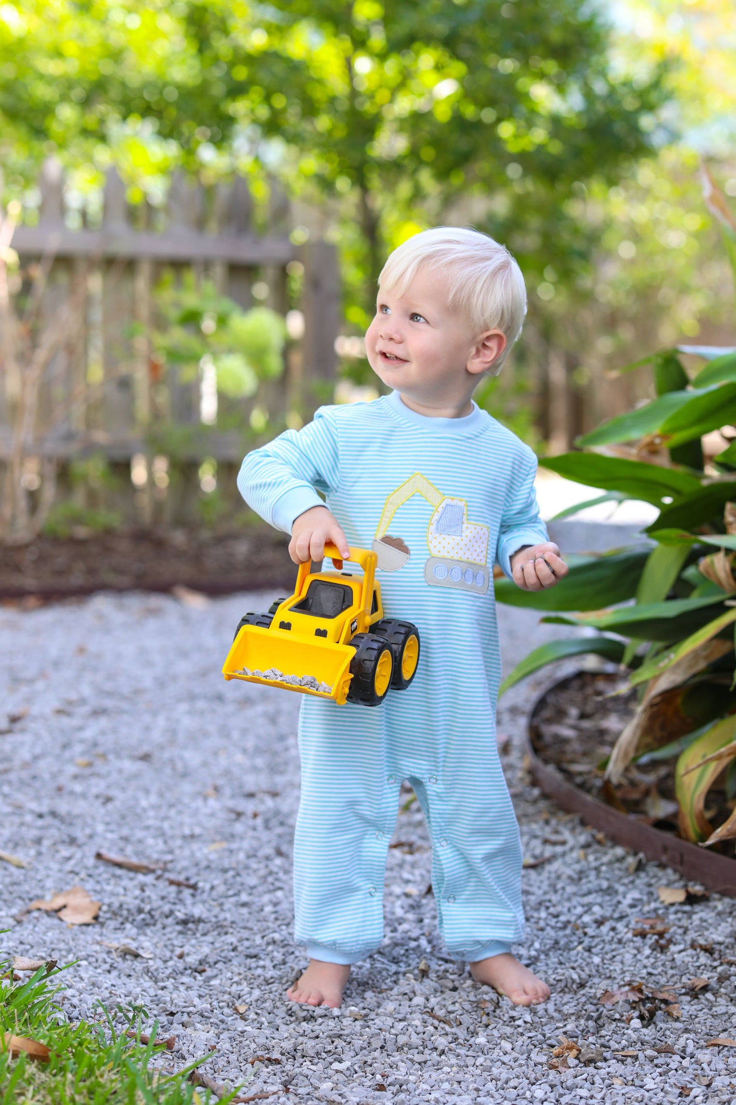 Construction Boys Romper