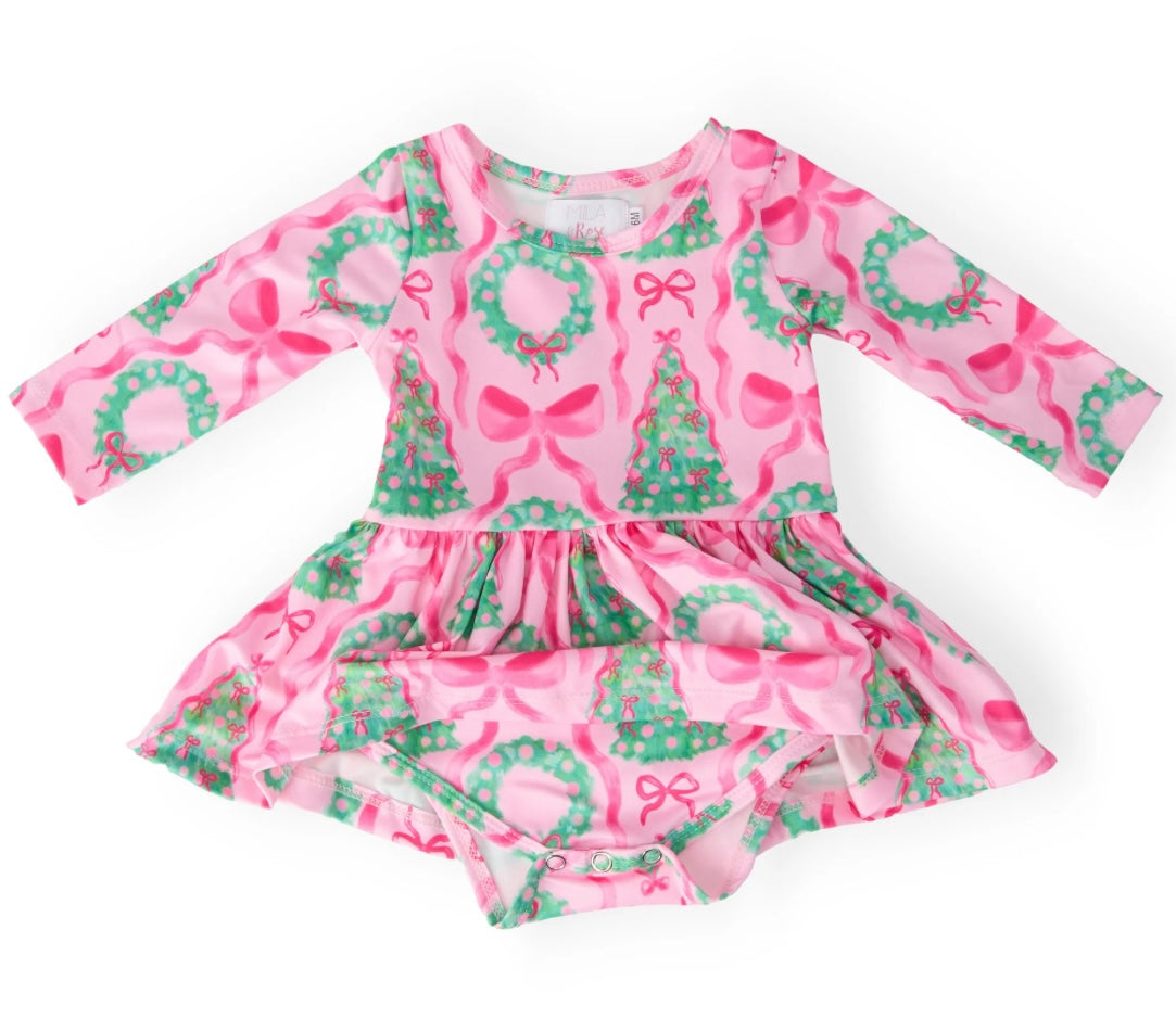 Jingle Bows Girls Twirl Bubble