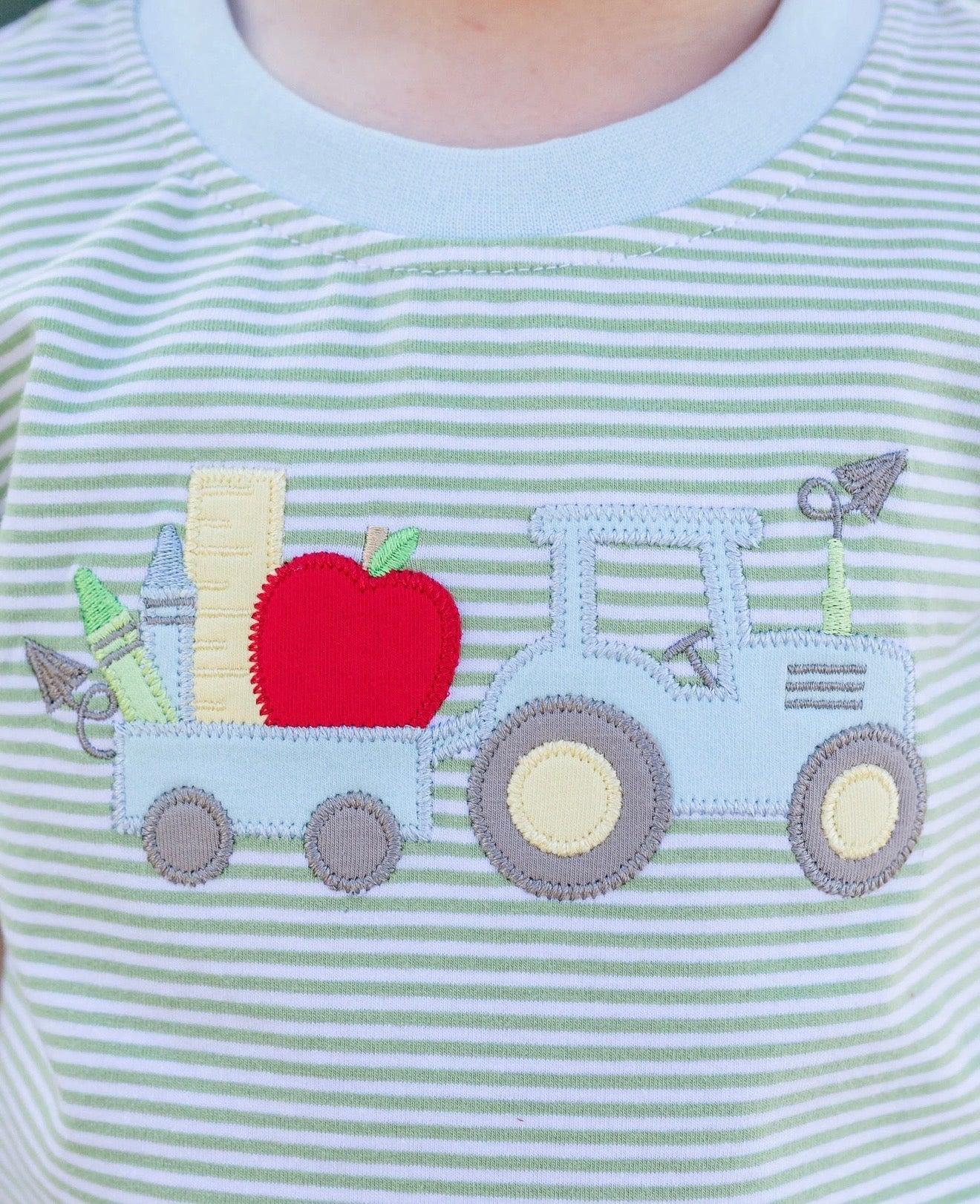 Tractor Back to School Boys Short Set