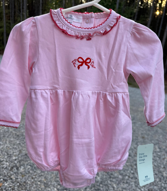 Candy Cane Lane Girls Light Pink Bubble