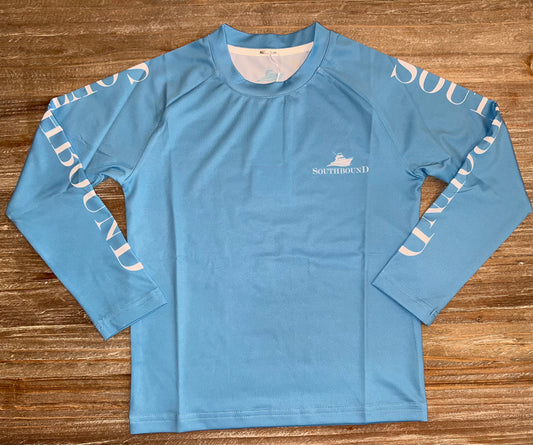 Blue Boys Performance Swim Shirt