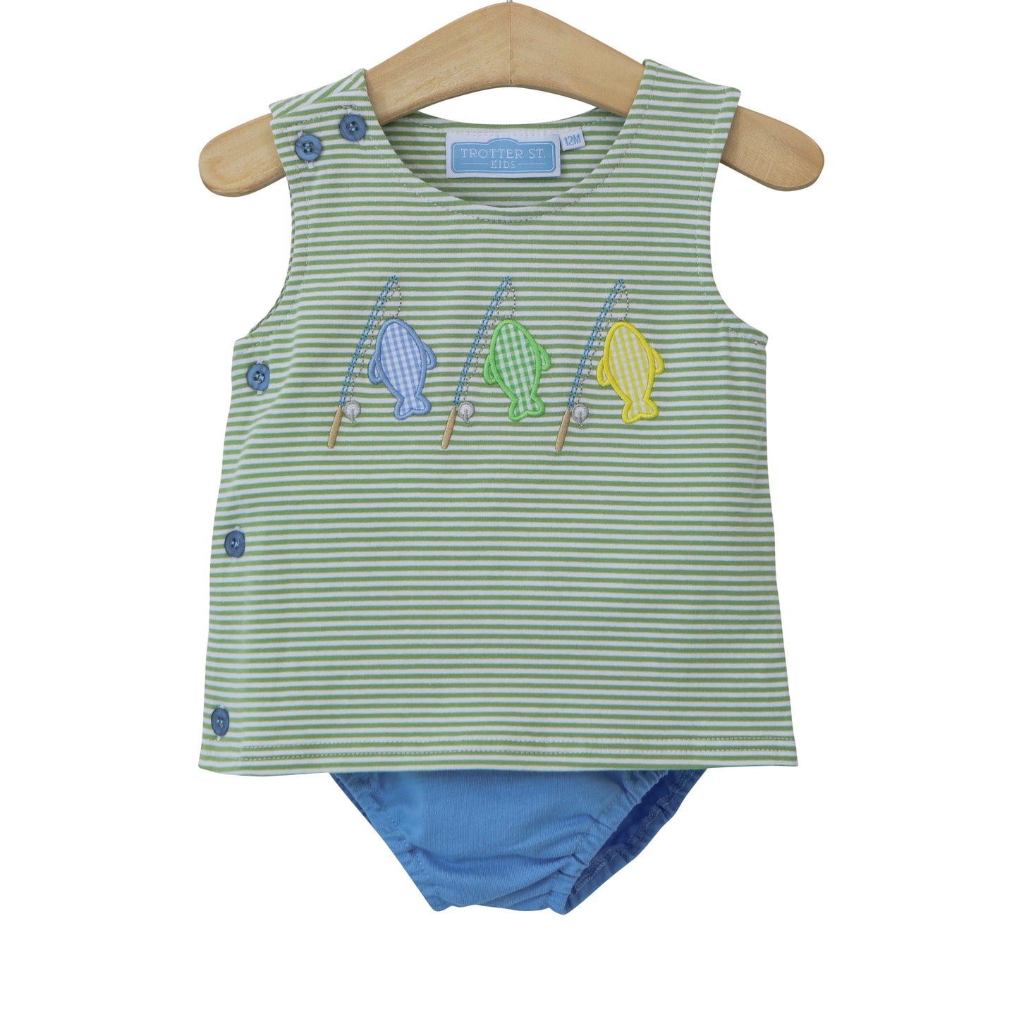 Hooked on Fishing Boys Diaper Set