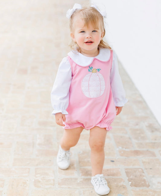 Pretty in Pink Girls Pumpkin Bubble