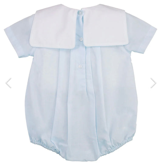 Train Embroidered Boys Bib Bubble