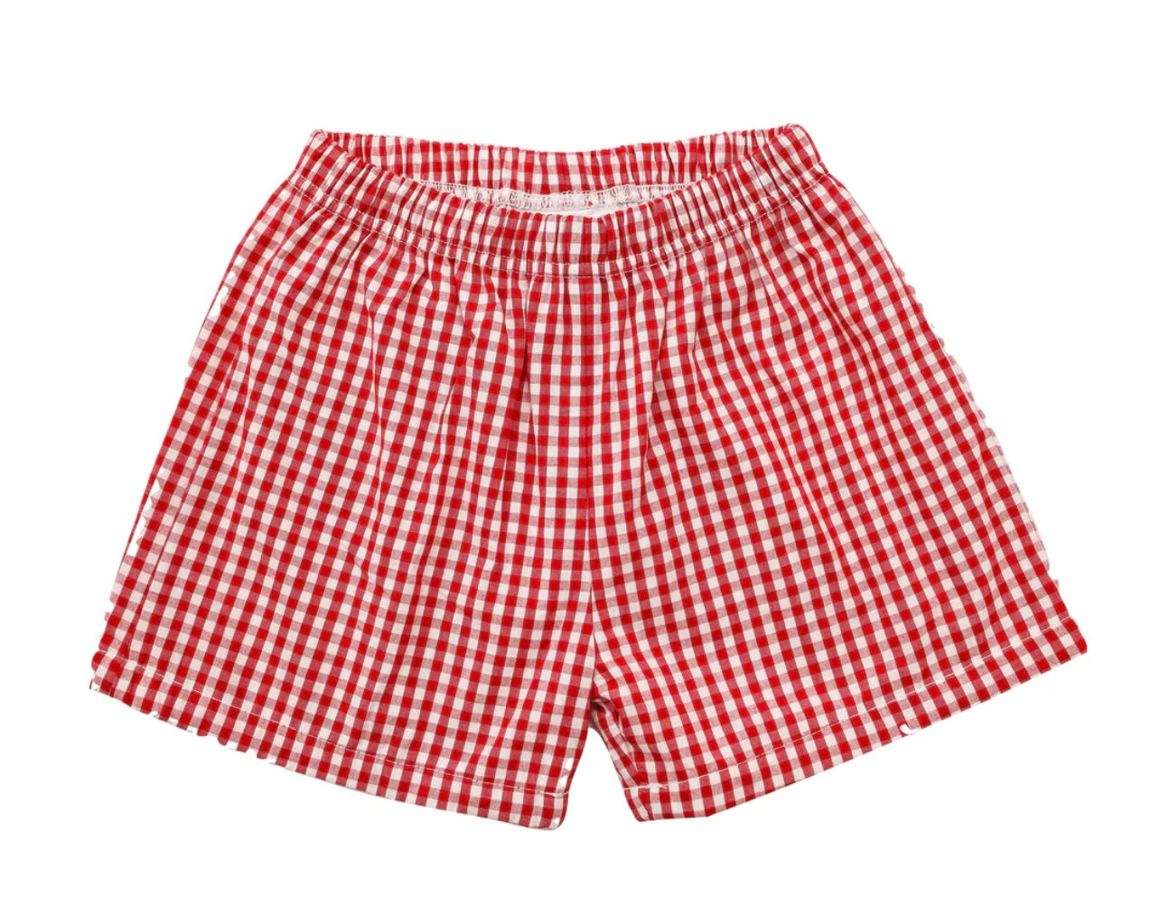 Touch Down Boys Red Short Set