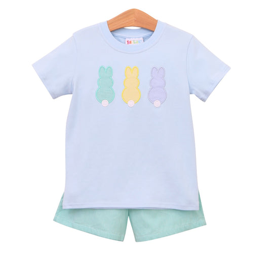 Blue Bunny Boys Short Set