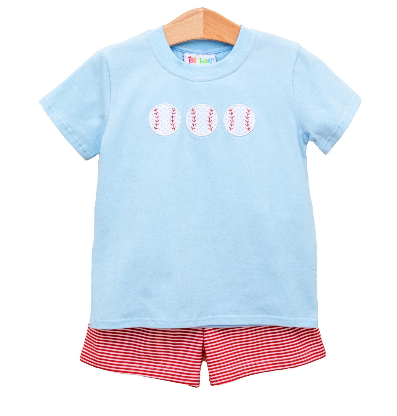 Take Me Out To The Ball Game/Baseball Boys Short Set