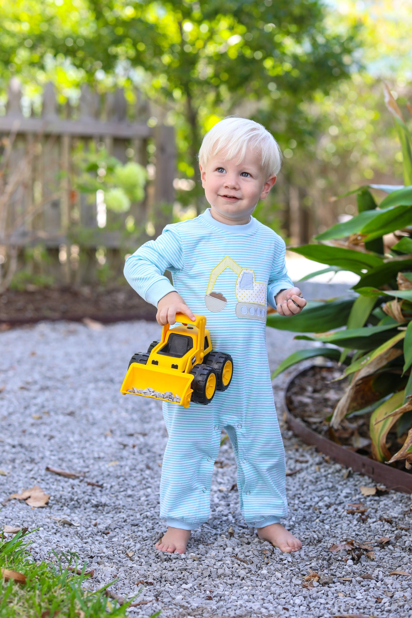 Construction Boys Romper