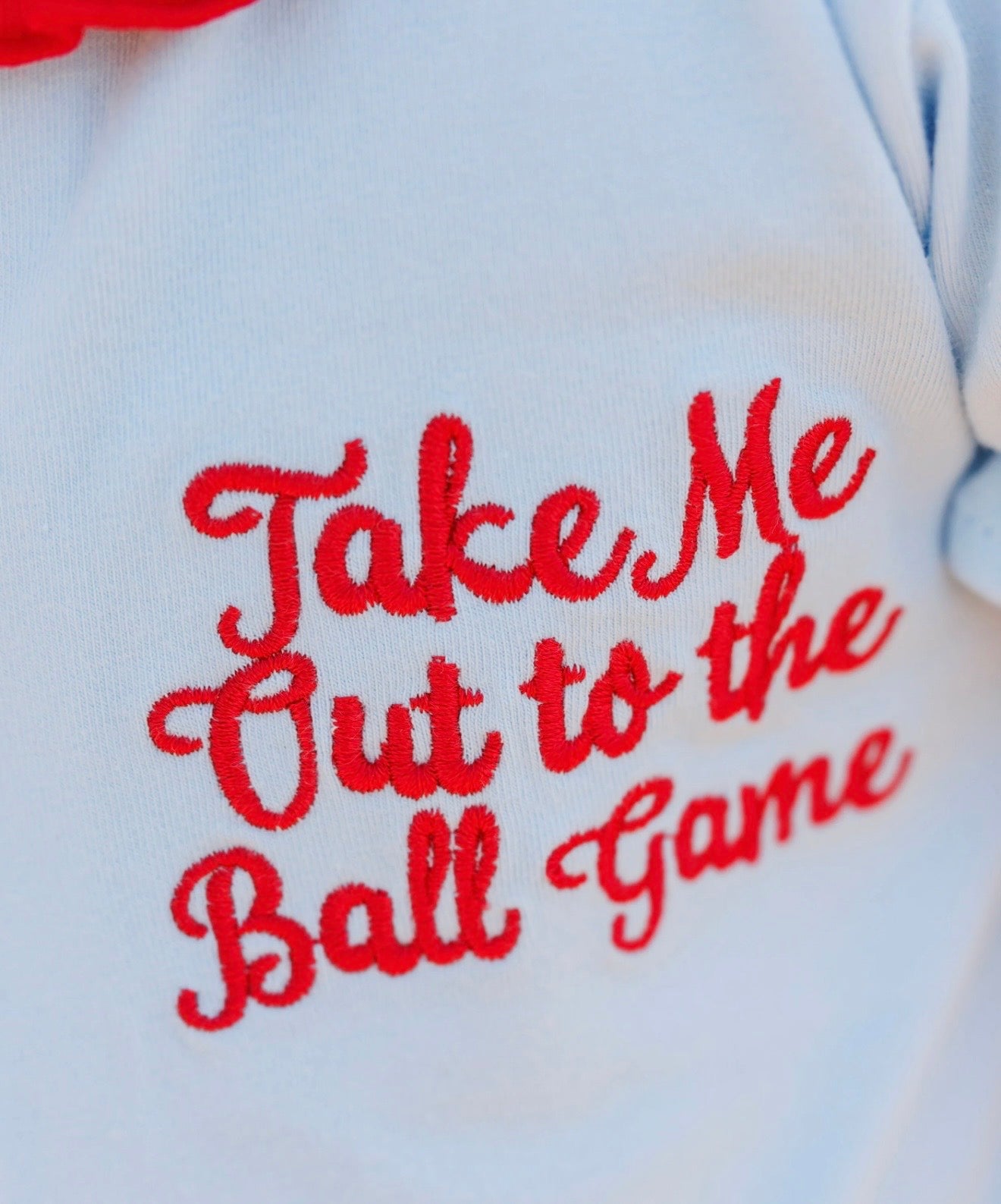 Take Me Out To The Ball Game/Baseball Girls Pleat Bloomer Set