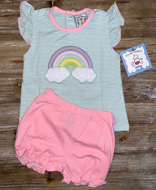 Rainbow Girls Bloomer Set