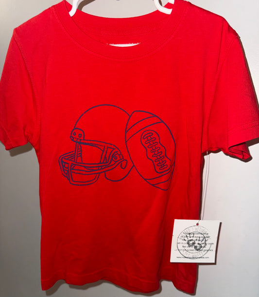 Mustard & Ketchup Kids Red/Navy Helmet Boys Tee