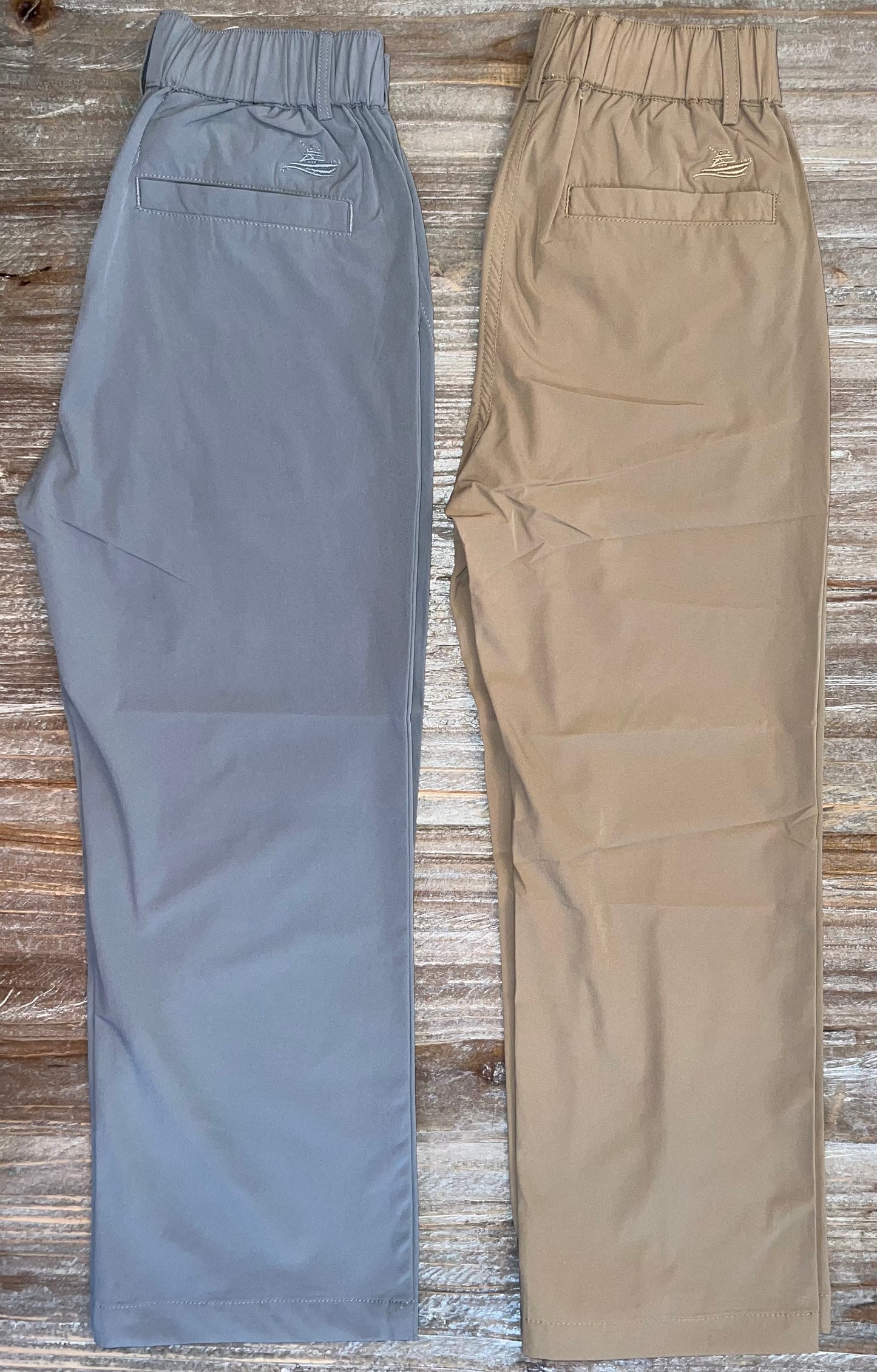 Performance Elastic Boys Gray Pants