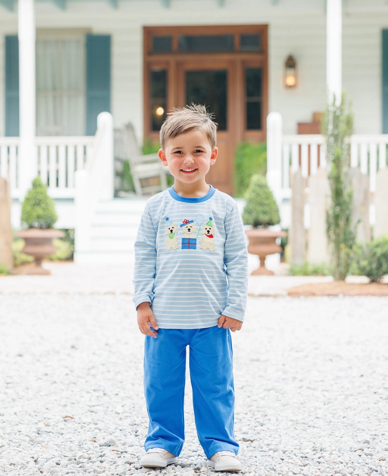 Puppy Party Boys Pants Set