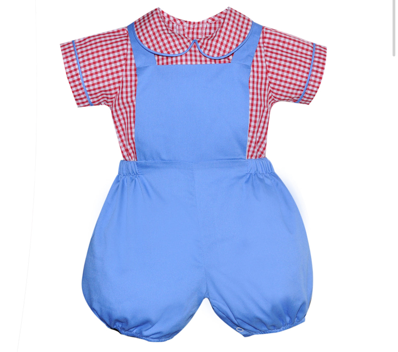 Jamie Boys Red/Blue Romper