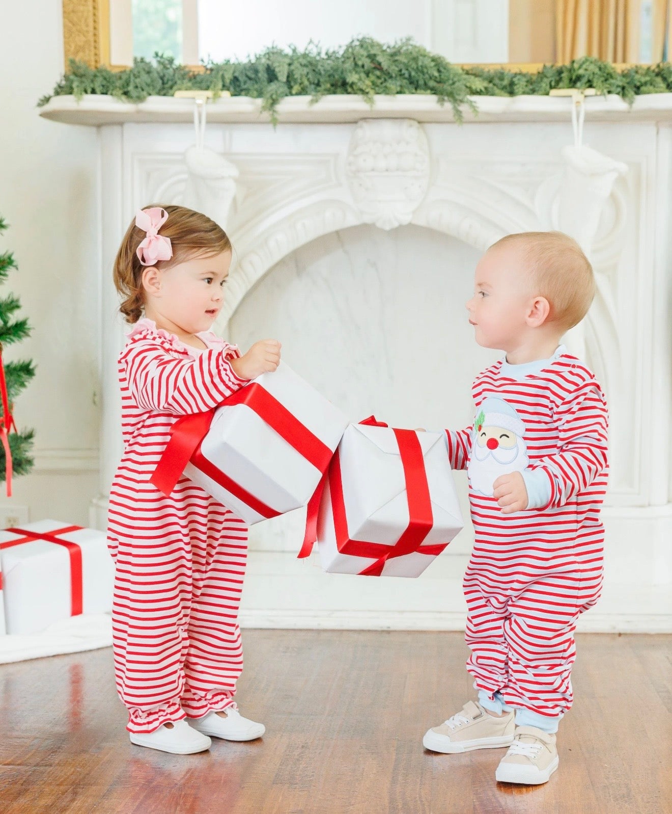Jolly St. Nick Boys Romper