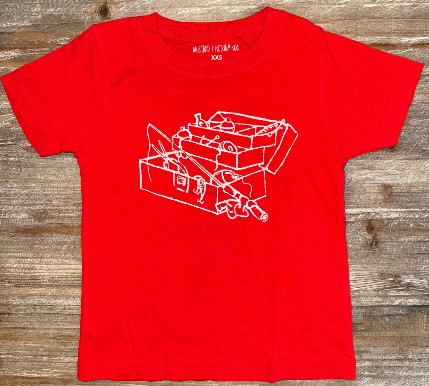 Red Tackle Box Boys Tee