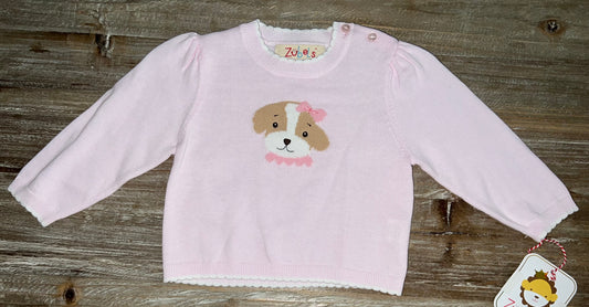 Pink Puppy Girls Sweater