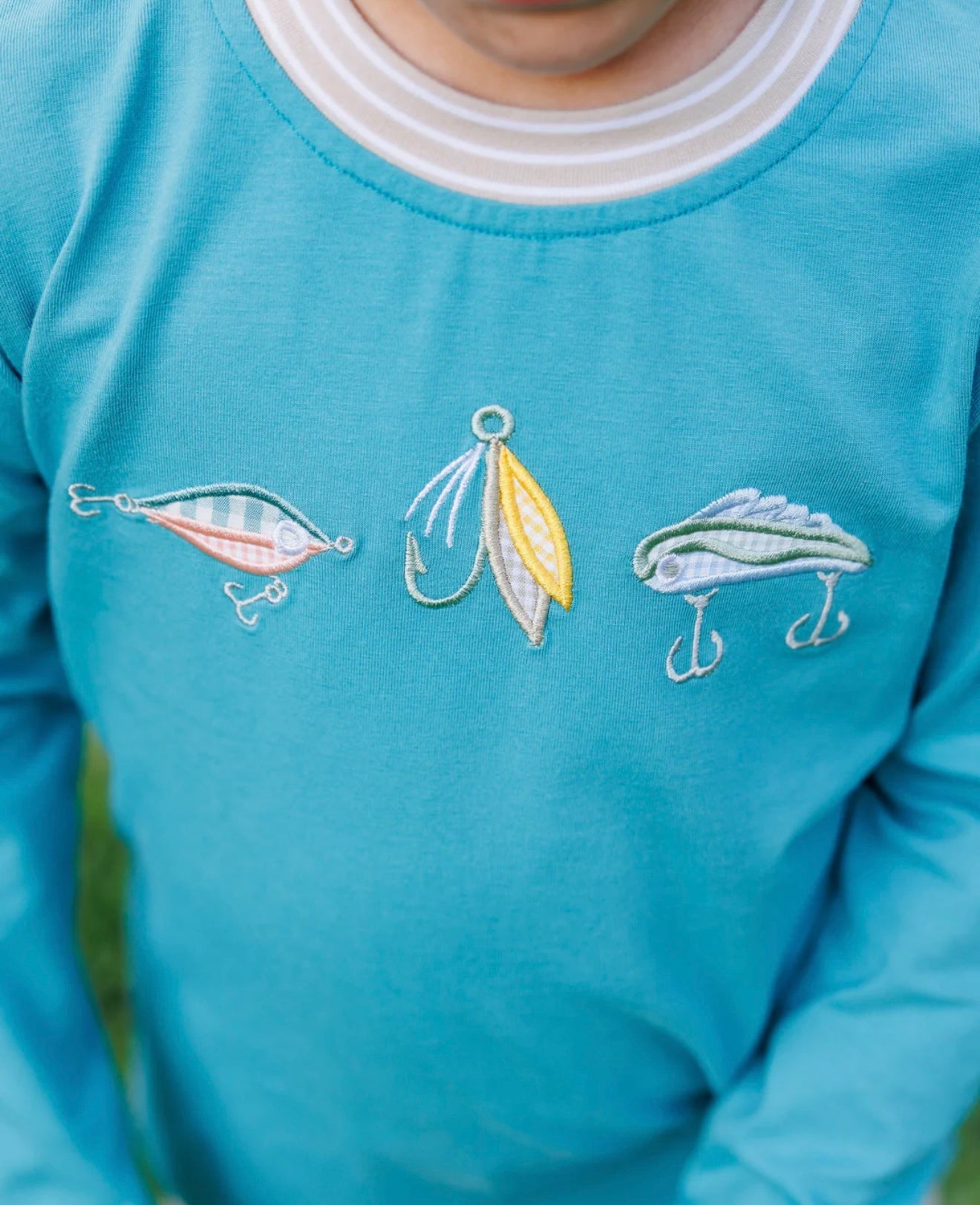 Fall Fishing Boys Romper