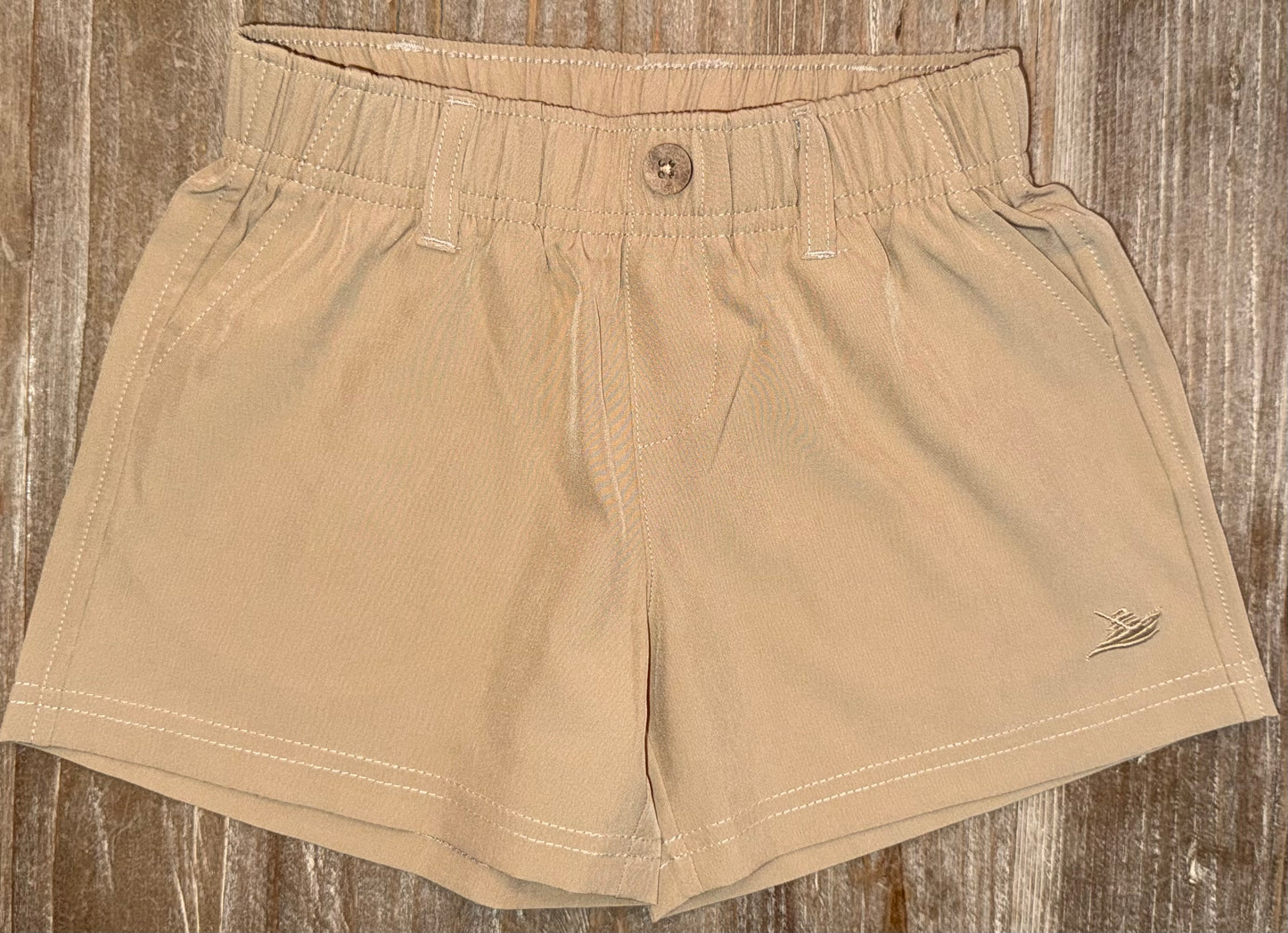 Khaki Boys Performance Play Shorts