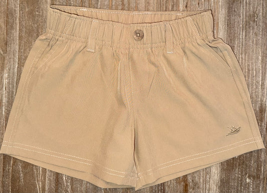 Khaki Boys Performance Play Shorts