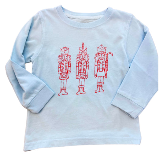 Light Blue Nutcracker Trio Boys Tee