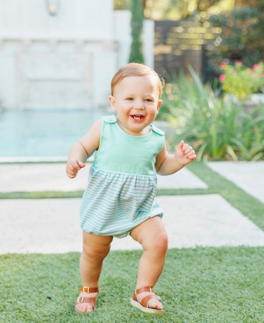 Landon Seaside Stripe Boys Bubble
