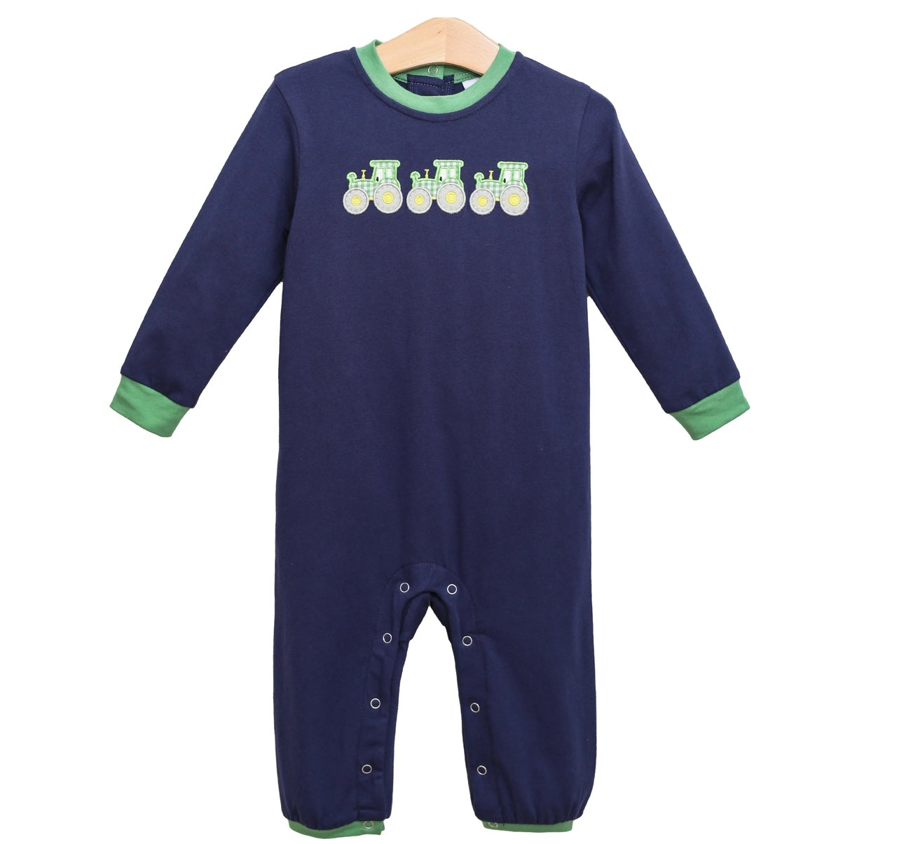 Tractor Trio Boys Romper