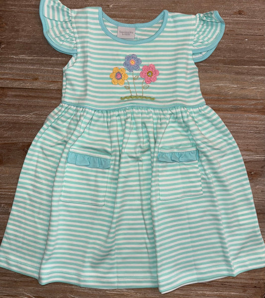 Pansy Parade Girls Ruffle Pocket Dress