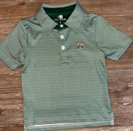 Green Diamond Boys Polo