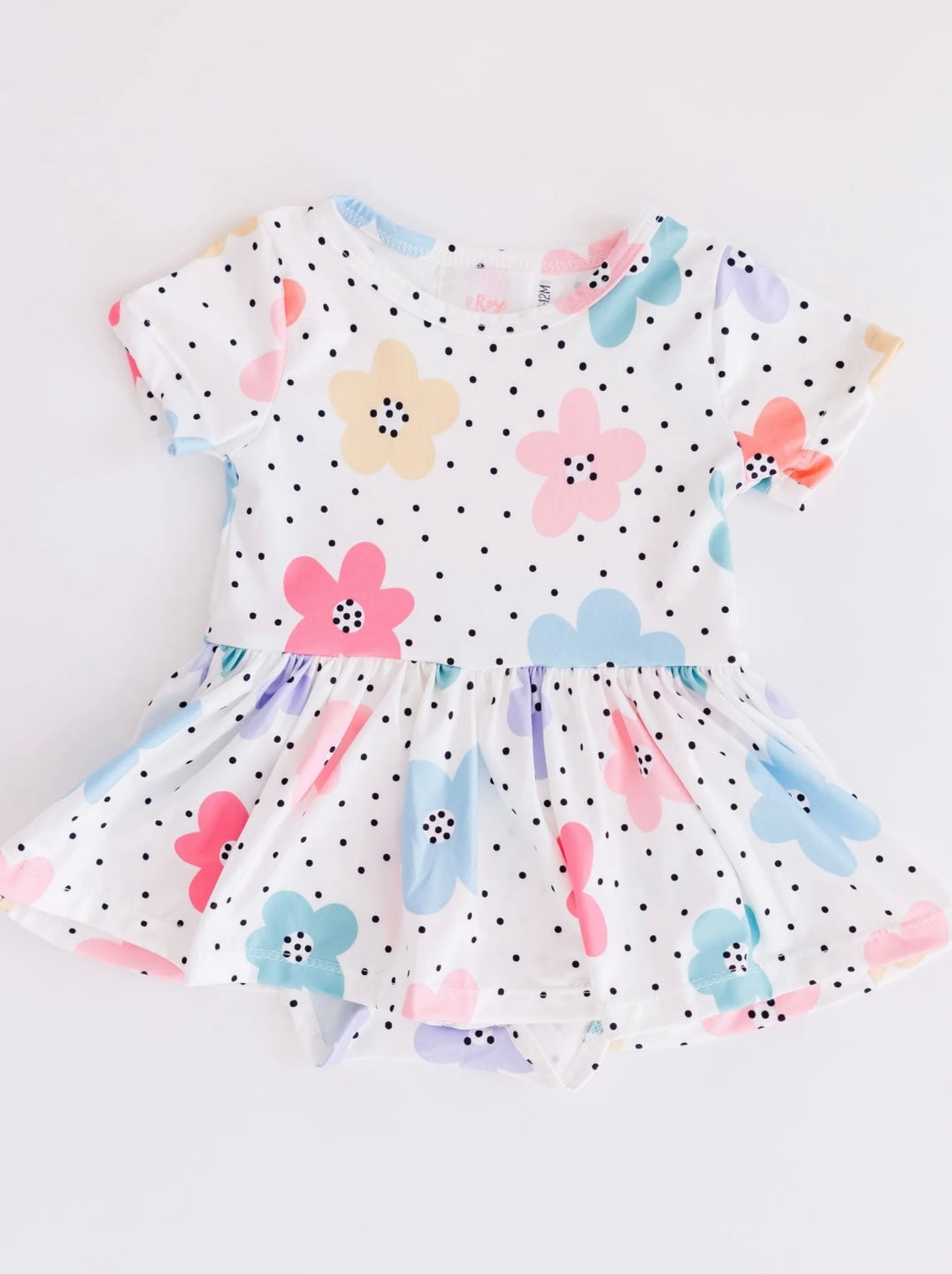 Dots & Daisies Girls Twirl Skirted Bubble