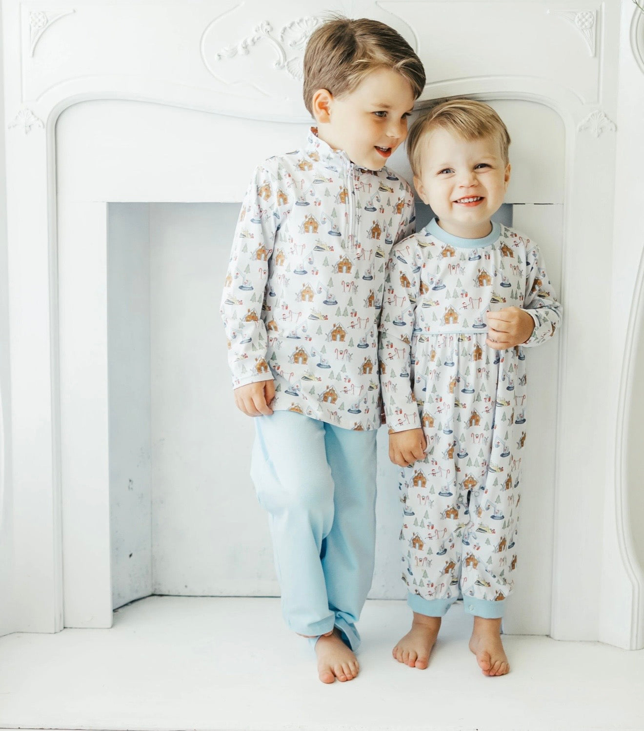 Constructing Christmas Boys Patrick Romper