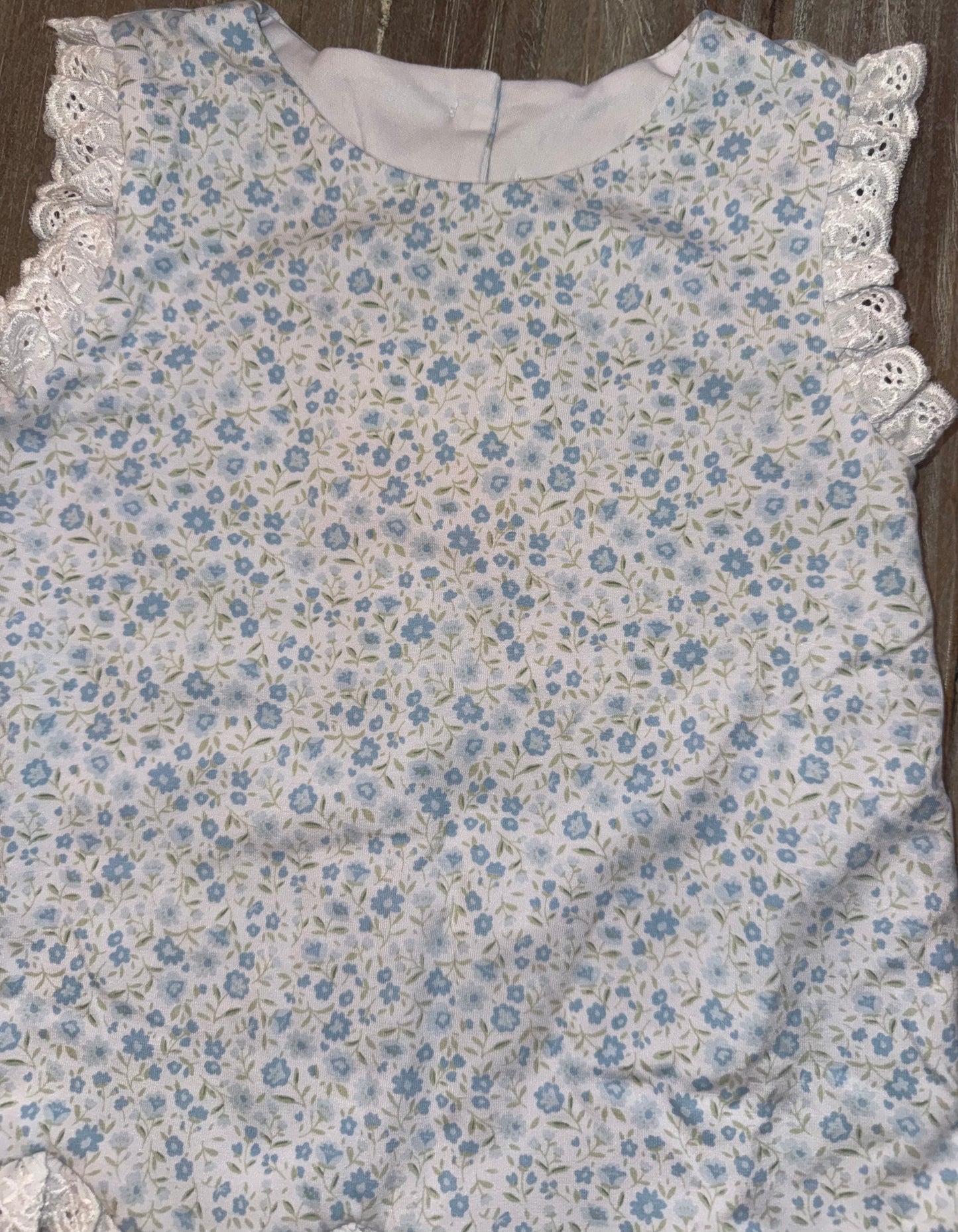 May Flowers Girls Bloomer Set with Lace