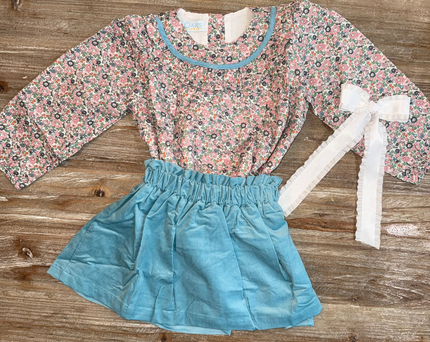 Anderson Ann Heirloom Petals Girls Skirt Set