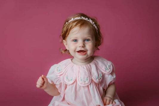 Anna Mae Girls Pink Bubble