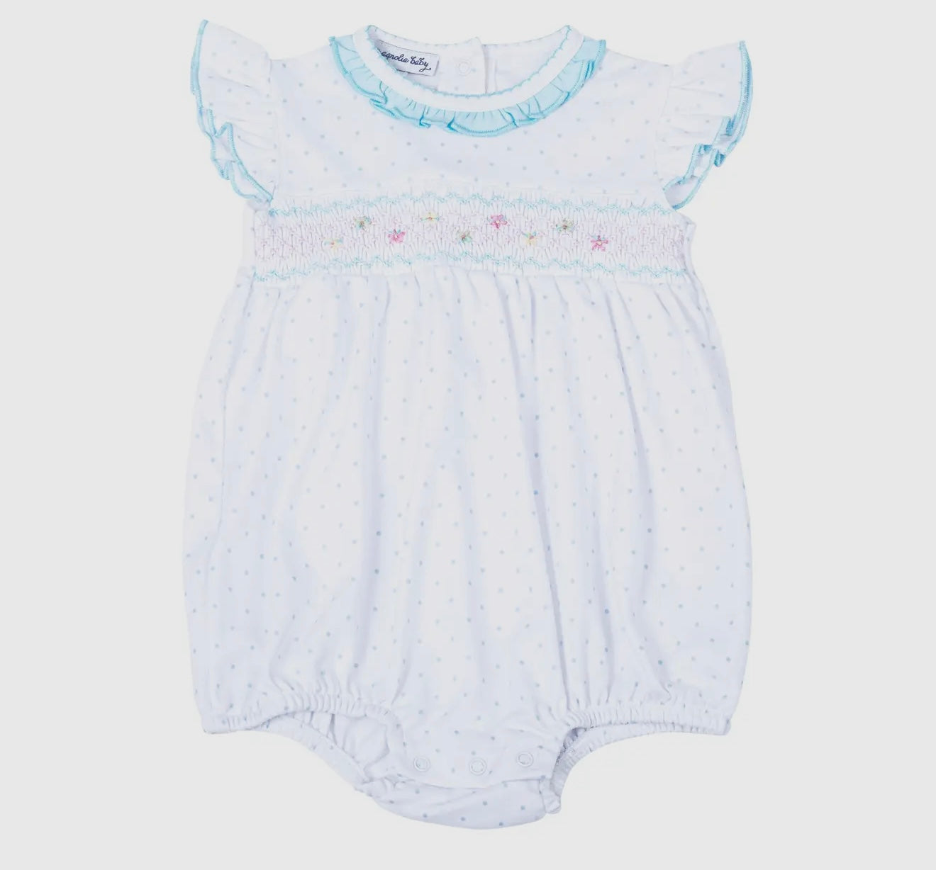 Adele’s Classics Smocked Girls Flutter Bubble