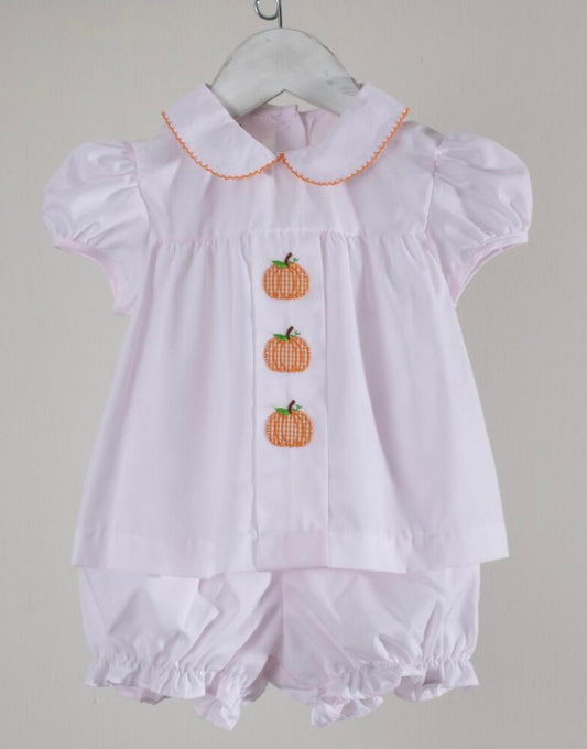 Little Pumpkin Leilani Girls Bloomer Set