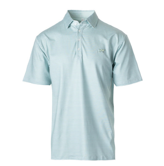 Fieldstone Signature Youth Boys Polo- Bay/Gray