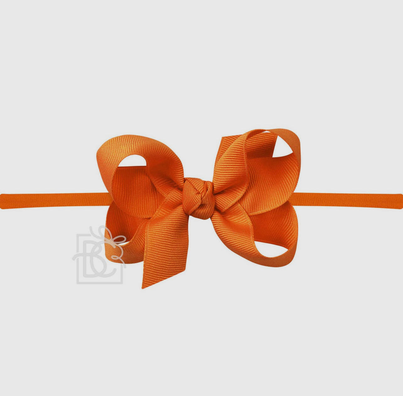 Beyond Creations 3.5” Medium Headband Bow Orange