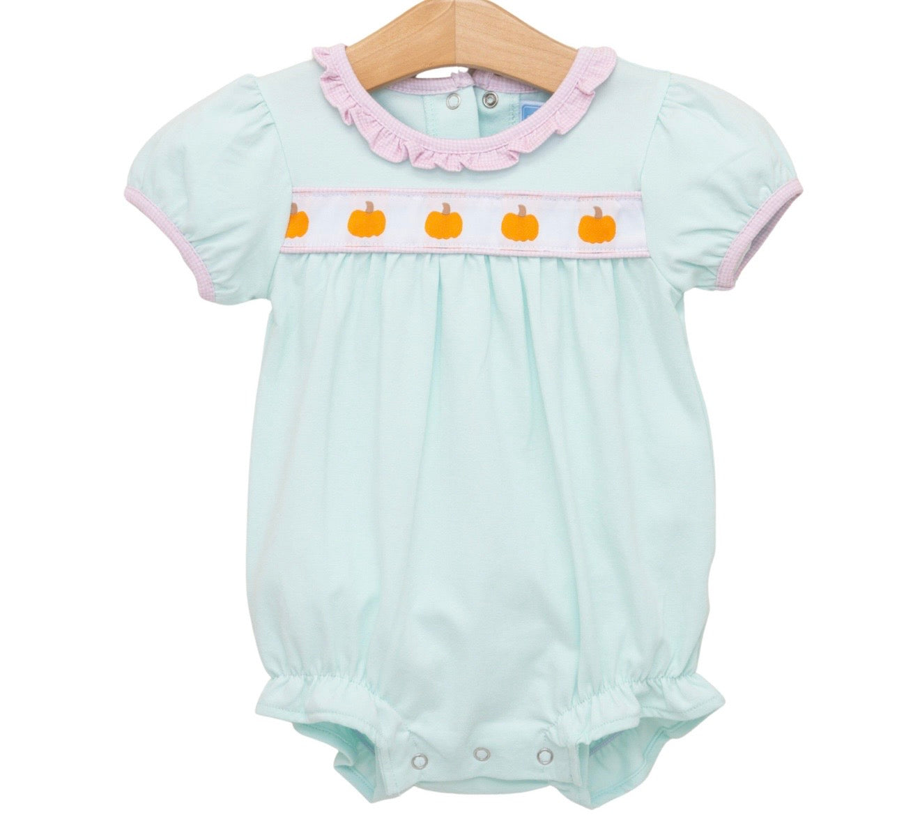 Pumpkin Rowe Girls Ruffle Bubble
