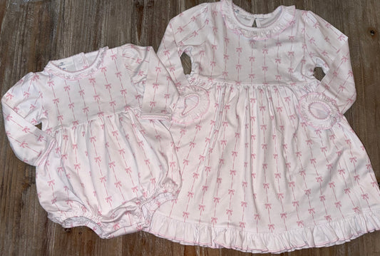 Amelia’s Classics Pink Bow Girls Bubble