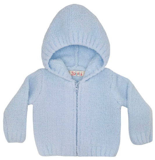 Chenille Light Blue Boys Hoodie/Coat