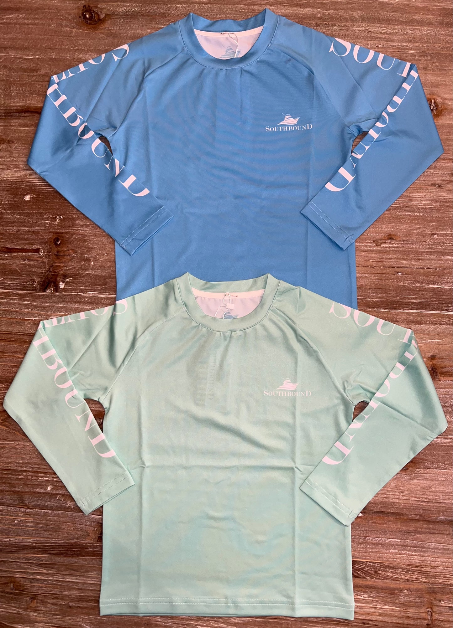 Mint Boys Performance Swim Shirt