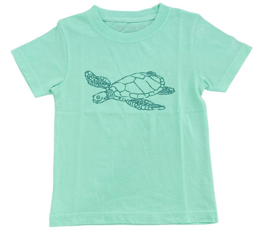 Green Sea Turtle Boys Tee