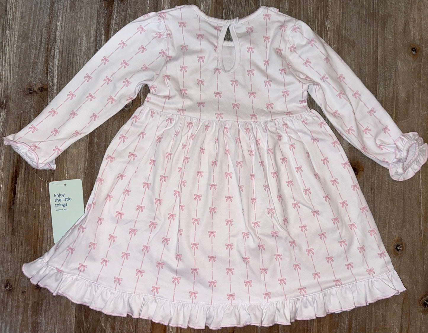 Amelia’s Classics Pink Bow Girls Dress